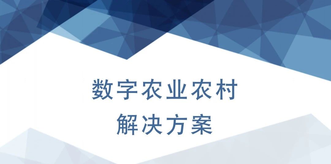 【ppt资料】数字农业农村解决方案【69页PPT】
